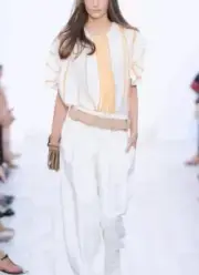 S/S 2012 Chloé Silk Pleated Tunic Top Size 36 France Tags On Designer