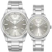 在飛比找momo購物網優惠-【Timberland】天柏嵐 大三針鋼帶情侶手錶 對錶(T