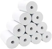 Thermal Printer Paper Roll 57 * 40mm Printer Roll Paper for Supermarket POS Receipt Printing 10 Rolls for PT-220 Portable Personal Bill POS Receipt Printer (Printing Paper)