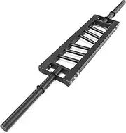 Solid Multi Grip Olympic Barbell Swiss Bar 4 Positions Angled Neutral Grip 199CM