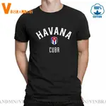 上衣 T 恤 VINTAGE SHIELD DESIGN HAVANA CUBA T 恤 HOMME CUBAN PRI