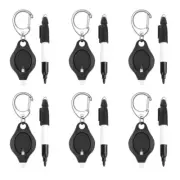 12PCS Portable Keychain Flashlight and Permanent Marker,