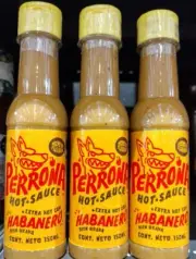 3X LA PERRONA HABANERO EXTRA HOT SALSA - 3 of 150ml - FREE SHIPPING