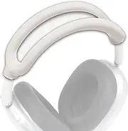 WC BandZ Max - Silicone Headband Cover for Airpods Max Headphones, Made by Wicked Cushions | Enhanced Comfort and Protection | Available in Wicked Designs | Beige