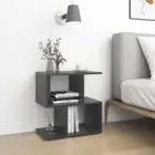 NNEVL Bedside Cabinets 2 pcs Grey 50x30x51.5 cm Chipboard