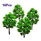 10xpcs/set Model Trees 8cm for Train Railroad Diorama Park Miniature Plastic