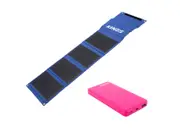 Kings 36W Portable Solar Panel + 10,000mAh Pink Lithium Portable Power Bank