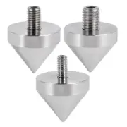 4x M6 M8 M10 316L SS Speaker Spike Shockproof Isolation Stand Feet Cone Base Pad