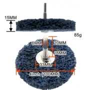 1 Pcs Coral Grinding Disc for Angle Grinders Clean Remove Paint Coating Rust for