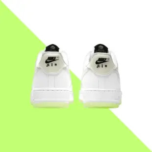 【NIKE 耐吉】休閒鞋 nike Air Force 1 07 LX 螢光綠 白綠 夜光 笑臉 女休閒鞋 女鞋 CT3228-100