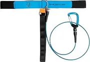 Ropes for Scuba Diving High Elastici Diving Rope with SBR Soft Rubber Wristband -Lost Safe Diving Line for Deep Sea Training 1m Blue