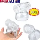 Clear TPE Male Humming Bird Attachment Fit Hitachi Magic Wand Massager /HOT