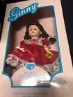 Ginny Doll Vintage. 8" Poseable Collection Doll. Brunette Braided Hair.