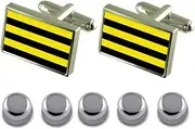 [Select Gifts] Shirt Dress Studs Schiedam City Netherlands Flag Cufflinks