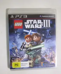 在飛比找露天拍賣優惠-PS3 樂高星際大戰3:複製人戰爭 英文版 Lego Sta