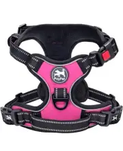 PoyPet Reflective Soft Breathable Mesh Dog Harness No Choke Harness-Medium