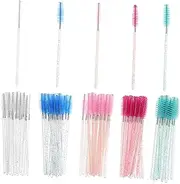 SOESFOUFU 250pcs Eyelash Extension Brush Eyebrow Lash Spoolies Portable Makeup Applicator for Grooming Touchups Durable Chic Design for Eyelash Extensions and Eyebrow Lamination