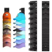 1 baseball hat storage box, wall hat rack, strong bonding, can hold up to 20