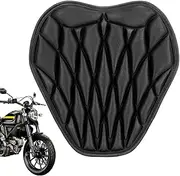Motorcycle Seat Cushion, High Elasticity Motorbike Pad, Comfort Shock Absorption Soft Cover Cushion 3D for Long Rides Driving Sitting Support