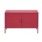 ArtissIn Metal Locker Buffet Sideboard Shoe Storage TV Table Cabinet BASE Pink