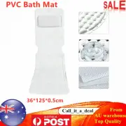 Full Body Bath Pillow Mat Home Spa Bathtub Pillow Back Neck Support Cushion