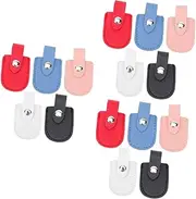 NOLITOY 3sets Manicure Scissor Cover Cuticle Nipper Protector Portable Manicure Tool Cover 5pcs*3