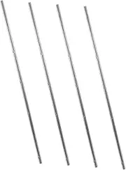 4pcs Iron Foosball Rods for Soccer Machine Sturdy Table Football Accessories Easy Assembly for Game Room