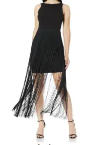 Aidan Mattox Fringe Cocktail Dress 14