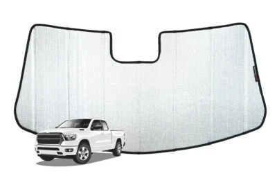 Genuine SNAPSHADES Front Windscreen Sun Shade for Dodge RAM Crew Cab 5th Gen ...