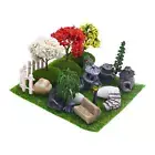 Dollhouse Miniature Garedn Set Micro Landscape Ornaments for Micro Landscape