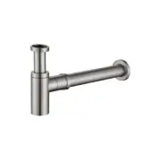 Fontaine Rosa Bottle Trap Waste Pipe Brushed Nickel