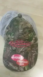 Team Realtree Women's Baseball Cap Camo Adjustable Hat Camouflage New L-XL