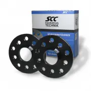 SCC Wheel Spacers 2x15mm 12206W fits Dacia Logan LOGAN Sandero