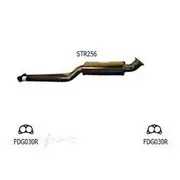 Redback Sports Pipes to suit Ford BA XR8 Ute Twin 2.5 Centre - STR256