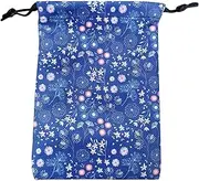 [Generic] Tarot Cloth Bag - Tarot Card Pouch with Drawstrings,Luxurious Jewelry Pouch Bags Tarot Card Size Bags for Gift, Composite Fleece