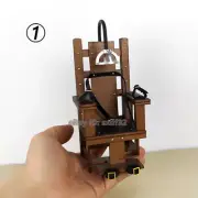 1/6 Scene Props Wood Electric Chair Model Accessories Fit 12" Action Figure Doll