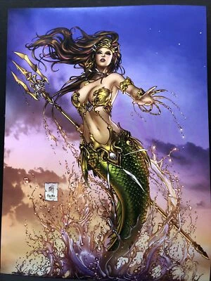 Grimm Fairy Tales Mermaid COVER Zenescope Comics Poster 12x16 Fairy Tale