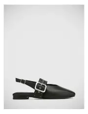 [Wittner] Leather Slingback in Black