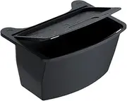 Generic Back Seat Trash Can Garbage Bag Under Seat Storage Box Central Console Organizer Under Seat Storage Bins Tray for Model Y Accessories