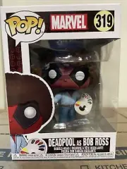 funko pop Deadpool As Bob Ross