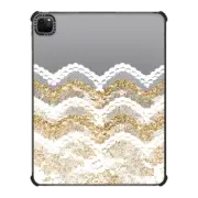 iPad Pro 12.9-inch (5th/6th gen) iPad Impact Case White and Gold Lace Layers