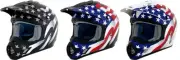 AFX FX-17 Flag Helmet FOR MOTORCYCLES