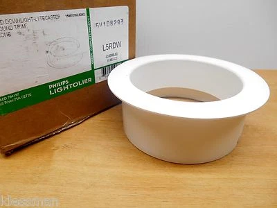 Lightolier L5RDW Recessed Downlight 5″ Led Round Trim White