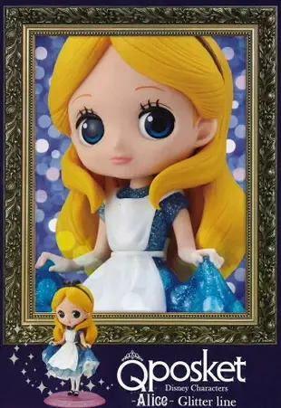 日版 Q Posket 愛麗絲 閃耀版 迪士尼 Alice Glitter Line Qposket Disney Characters － Rapunzel－ 公仔