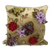MacKENZIE CHILDS GREENAGE FLORAL SQUARE PILLOW BNIB