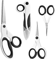 Premium Tailor Sewing Scissors Bundle, 8.2" Fabric Scissors Heavy Duty with Comf