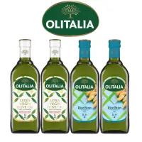在飛比找momo購物網優惠-【Olitalia奧利塔】特級初榨橄欖油x2瓶+玄米油x2瓶