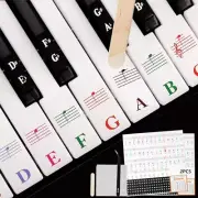 Piano Keyboard Removable Stickers for 88/76/61/54/49/37 Key Assorted-1