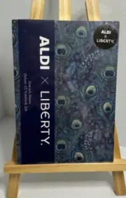 Aldi X Liberty Peacock Manor Deluxe A5 Notebook 2pk - New