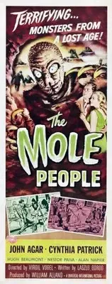 The Mole People poster John Agar Cynthia Patrick 1956 Old Movie Photo